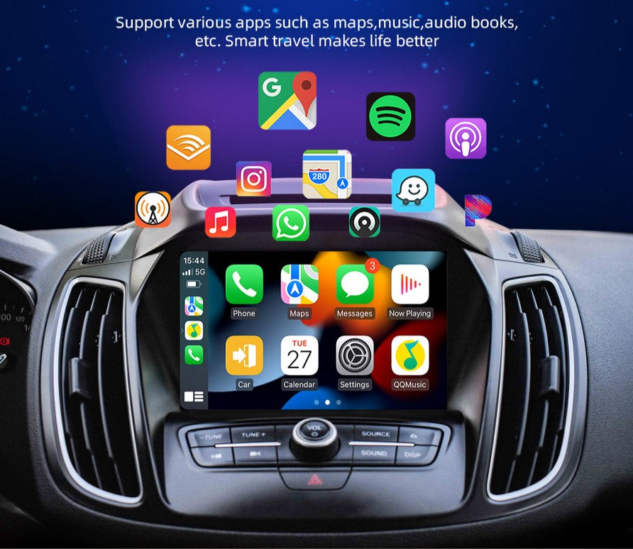 Wireless Apple Carplay Adapter support iOS Carplay Android Auto